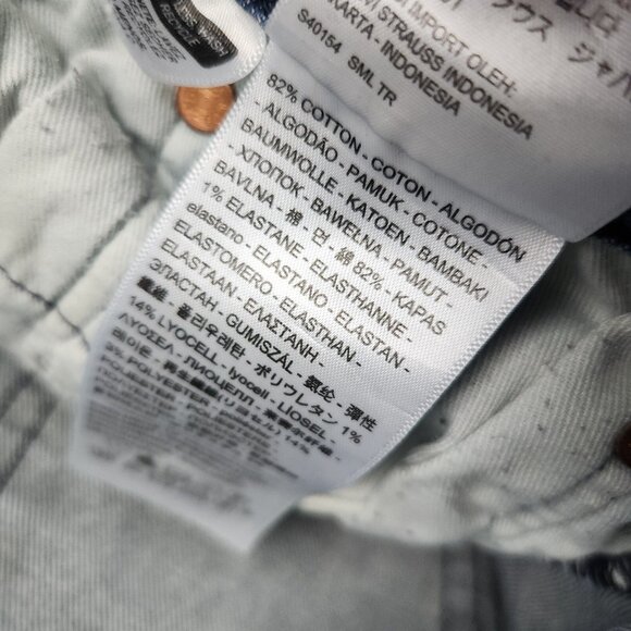 Levi's Premium Jeans Mens 31x32 Blue Lot 514 Straight Fit Modern Workwear Denim - Picture 8 of 15